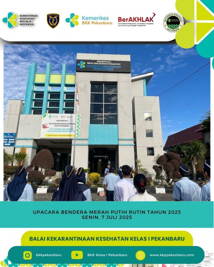 Kepala BKK Kelas I Pekanbaru Soroti Percepatan Kinerja dan Etos Kerja ASN Berbasis Budaya Kerja Kementerian Kesehatan RI