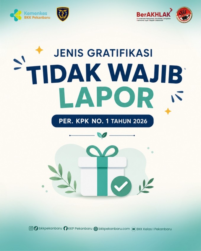 JENIS GRATIFIKASI TIDAK WAJIB LAPOR