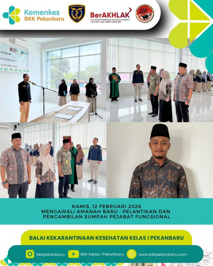 Mengawali amanah dengan tekad dan tanggung jawab