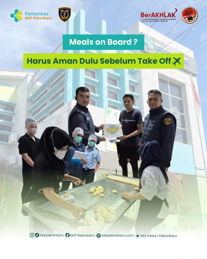 Meals on board? Harus aman dulu sebelum take off