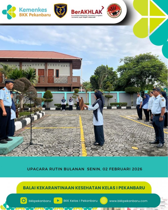 Arahan terkait implementasi penerapan KMK Nomor: HK.01.07/MENKES/898/2025 di BKK Pekanbaru