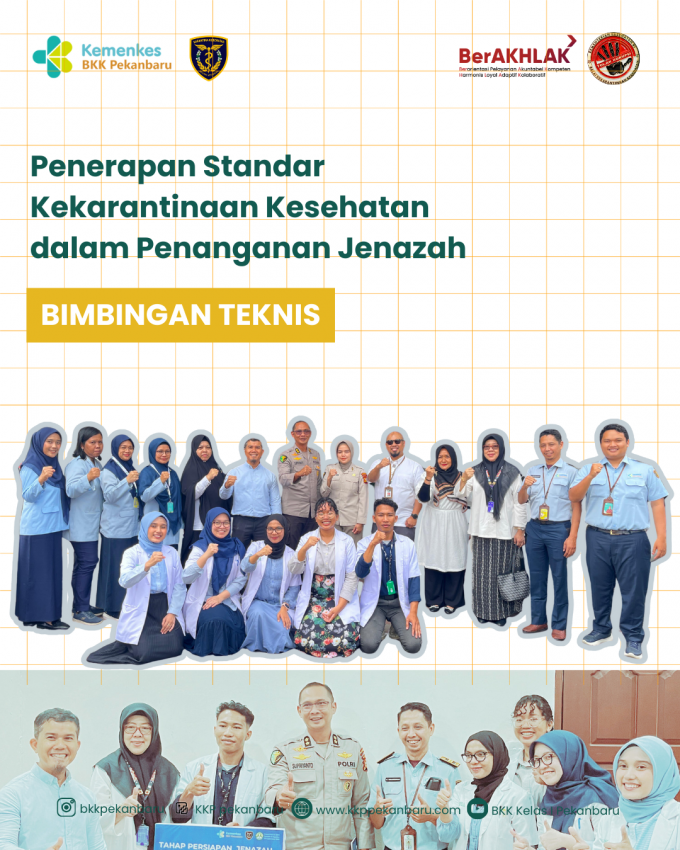 Optimalisasi Pengawasan Pengangkutan Jenazah Melalui Bimtek Penerapan Standar Kekarantinaan Kesehatan