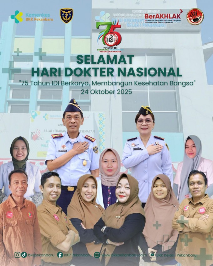 Dari Dokter BKK Pekanbaru untuk Dokter Indonesia: Terus Berkarya Membangun Bangsa